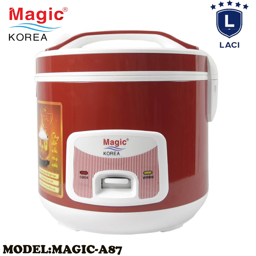 Nồi cơm điện lòng niêu magic korea a87 | dung tích 2l | công suất 650w | bảo hành chính hãng 12 tháng