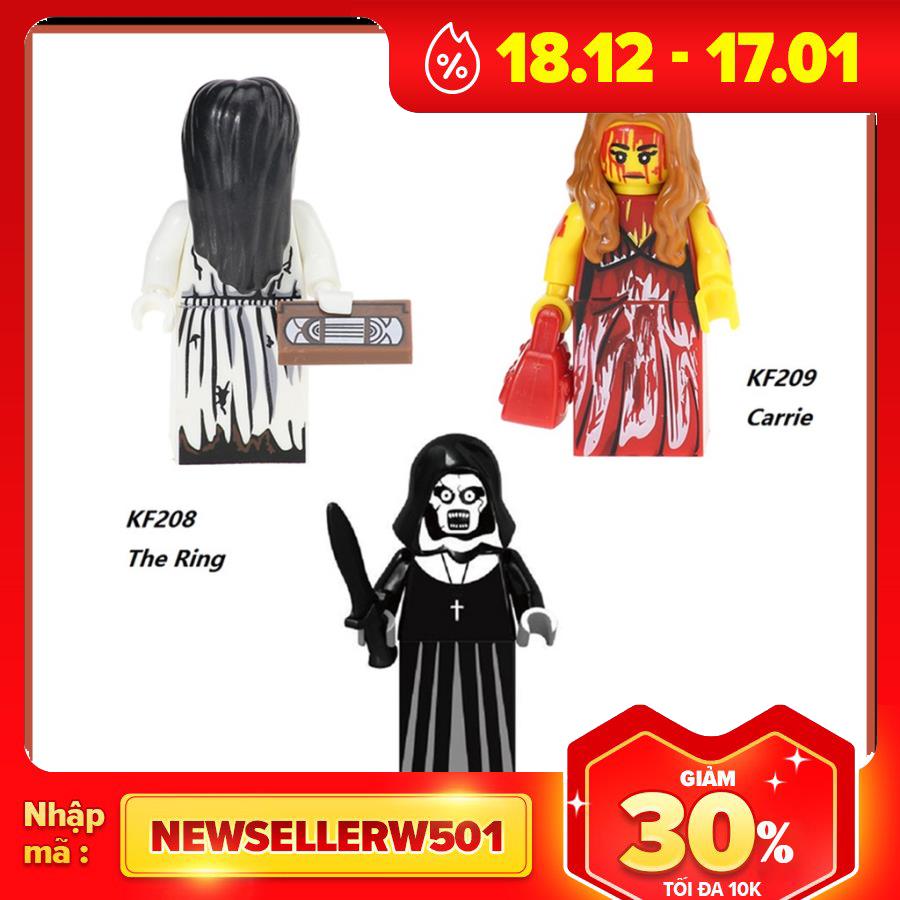 KF208 KF209 KF338 - Đồ Chơi Lắp Ráp Minifigures Và Mini Ma Nữ Trong Những Phim Kinh Dị Nổi Tiếng