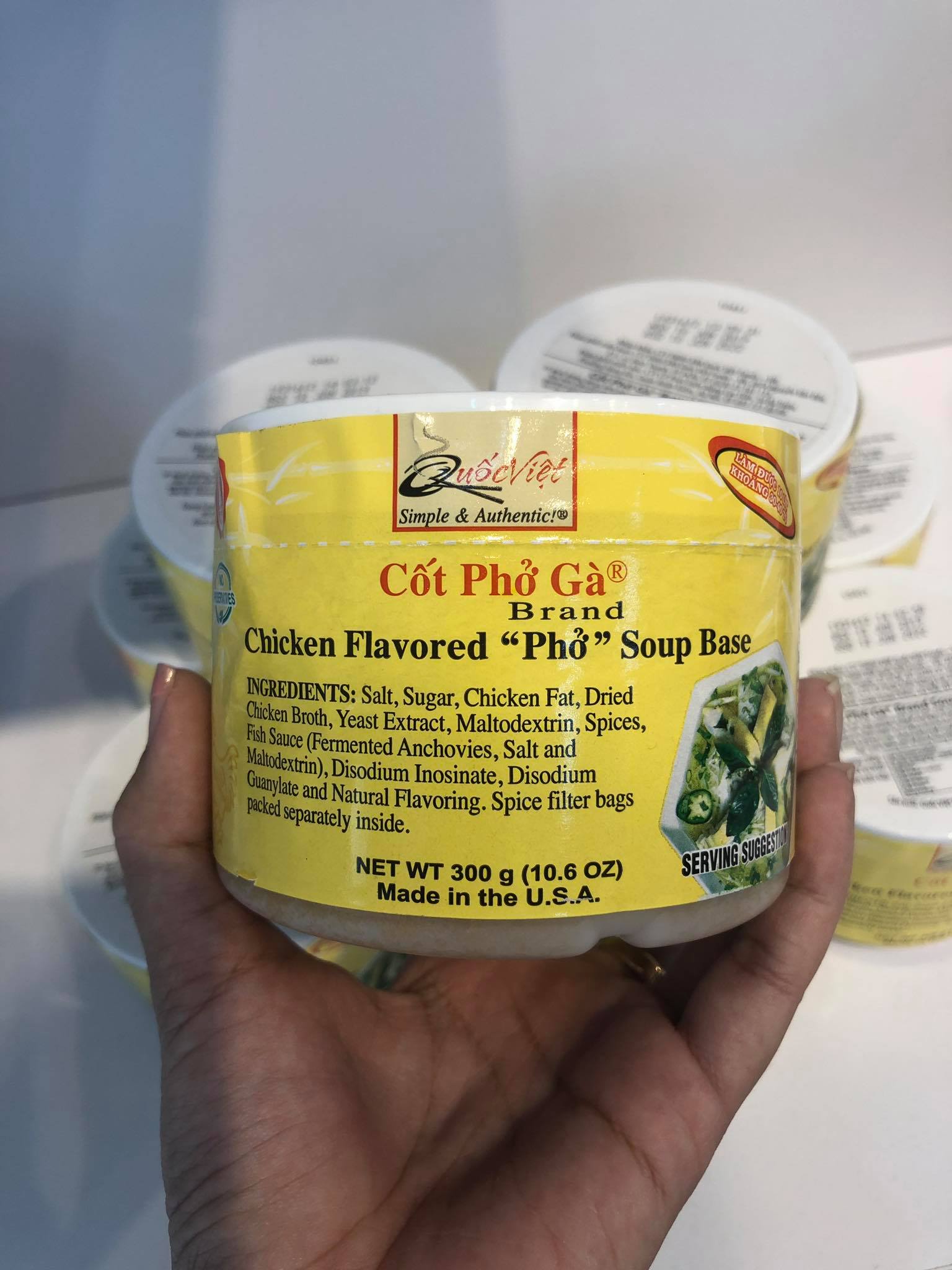 Gia vị nấu cốt phở gà quốc việt foods 300g