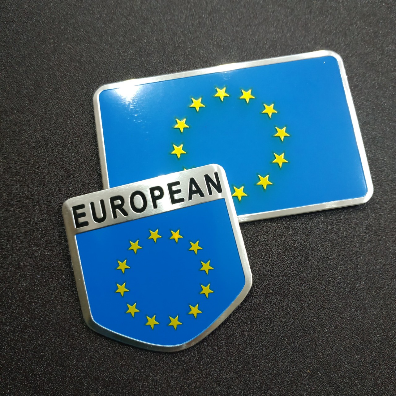 Tem nhôm dán xe hình cờ Liên Minh Châu Âu European