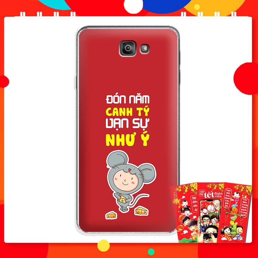[HCM]Ốp lưng Samsung Galaxy J7 Prime đón năm Canh Tý kèm bao lì xì - 01053 7973 HPNY 21 - Silicone Dẻo
