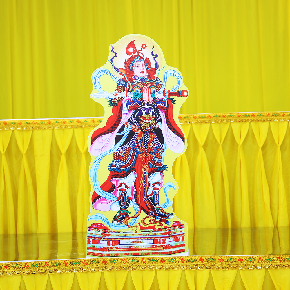 Tranh Hộ Pháp Thiện 40cm xốp