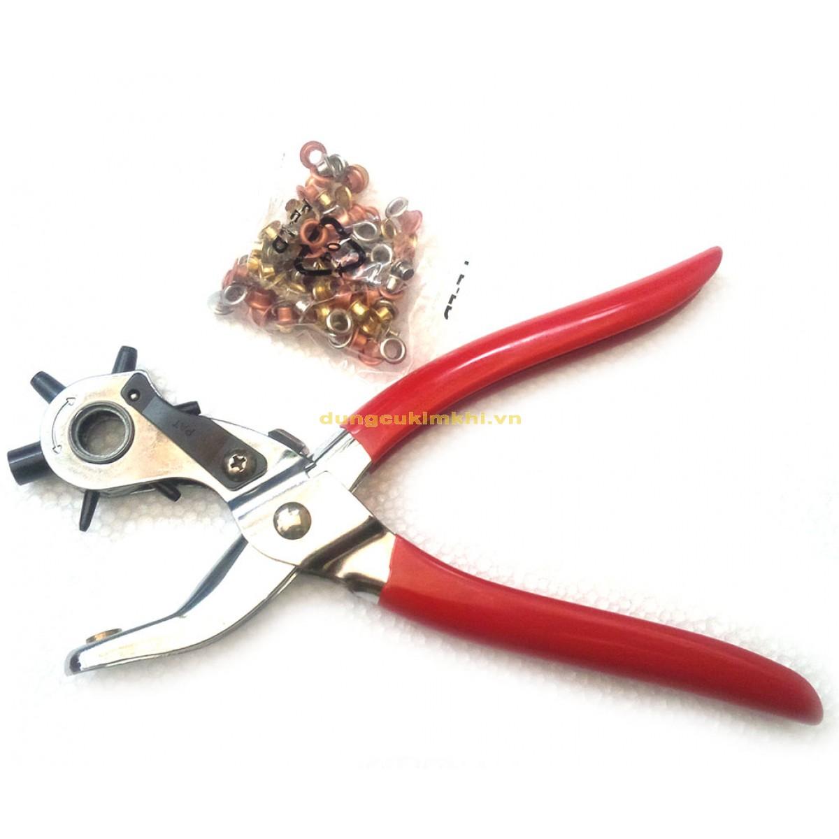 Bấm dây nịt kìm cắt dây điện đồ bấm lỗ giấy - kìm bấm lỗ dây nịt punch dùng được cho thắt lưng dây túi dây đồng hồ tập sách - mã bh 1
