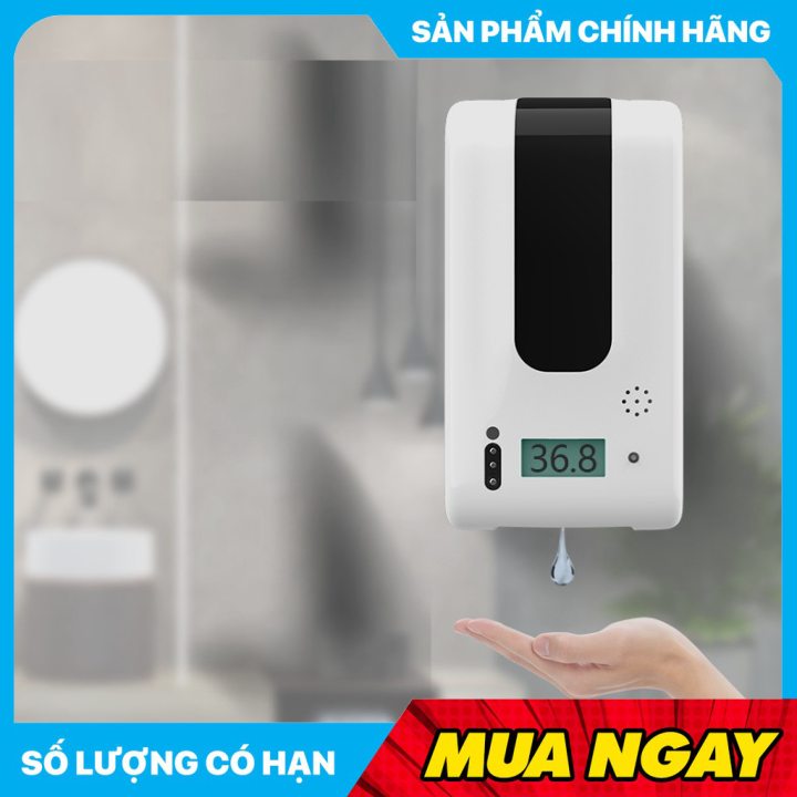 Bình xịt nhỏ giọt không tiếp xúc cảm biến tự động 2 trong 1 1000ml máy khử trùng tự động bình xịt xà phòng dung dịch cồn gắn tường bình xịt xà phòng tự động cảm biến hồng ngoại thông minh tự động rảnh tay