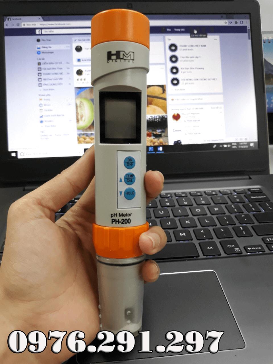 Bút đo ph và nhiệt độ nước ph200 - hmdigital mỹ
