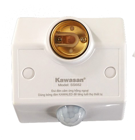 Đui đèn cảm ứng hồng ngoại thông minh kw-ss682
