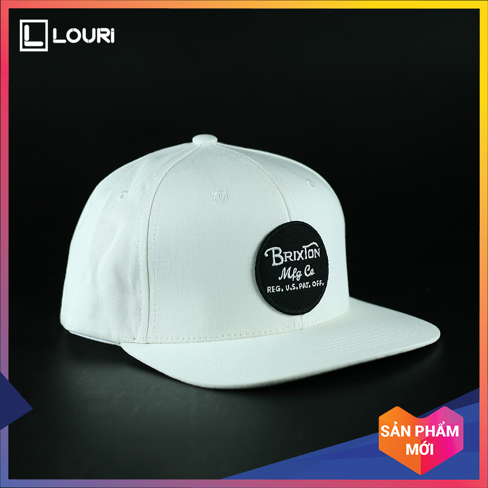 Nón kết snapback Brixton vải kaki cao cấp | Louri Store