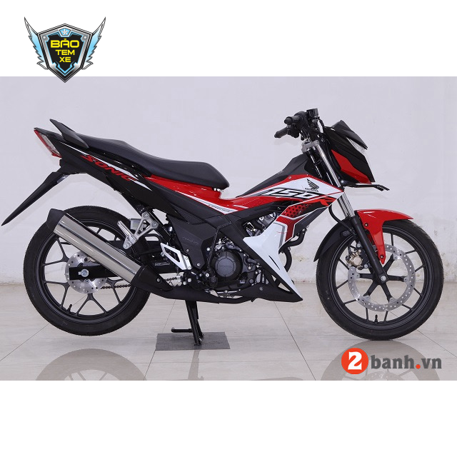 [ FREE SHIP ] Tem rời xe sonic 150 trắng đỏ đen mới