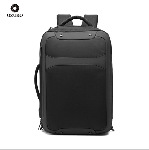 Balo đa năng Ozuko 9307 đựng laptop chống thấm tốt ( có áo trùm chống mưa)