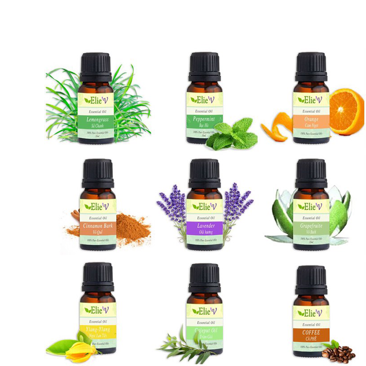 Tinh dầu thiên nhiên nguyên chất 10ml dùng cho đèn xông tinh dầumáy khuếch tán tinh dầu, cam kết hàng đúng mô tả, chất lượng đảm bảo, an toàn cho người sử dụng