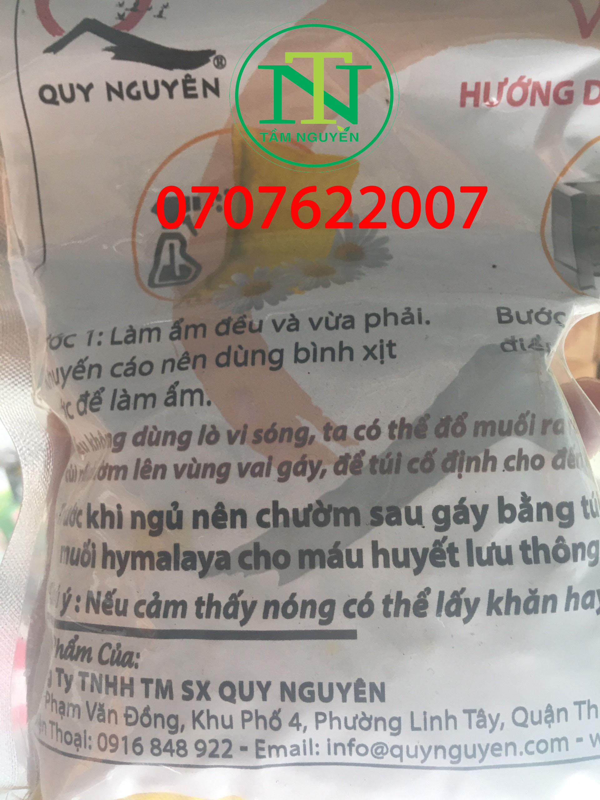 Túi chườm nóng muối Hymalaya vùng gáy