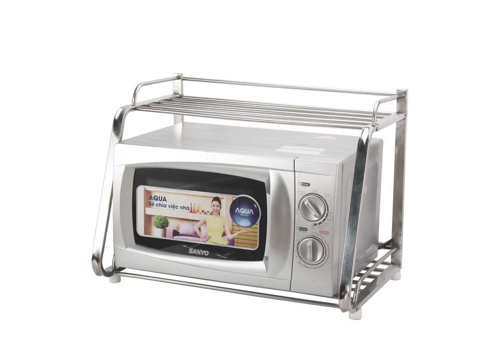 [HCM]Kệ lò vi sóng chữ D inox cao cấp - PT959