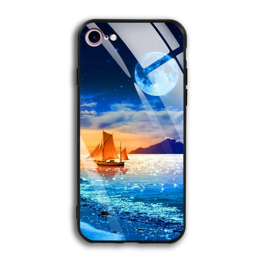 Ốp lưng iphone 7 / 8 mặt kính cường lực - 03003 0607 moon16