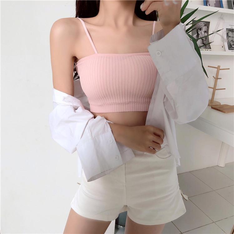 Áo lót nữ áo Bra nữ Thời Trang Hàn Quốc gợi cảm vải bo dày mịn thời trang nhiều màu