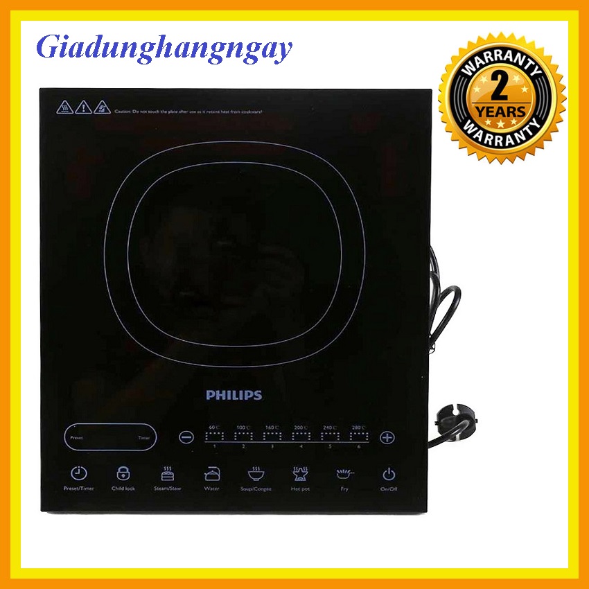 Bếp từ HD4932 2100 W Màu đen tiết kiệm năng lượng Thêm dinh dưỡng vào mỗi bữa ăn