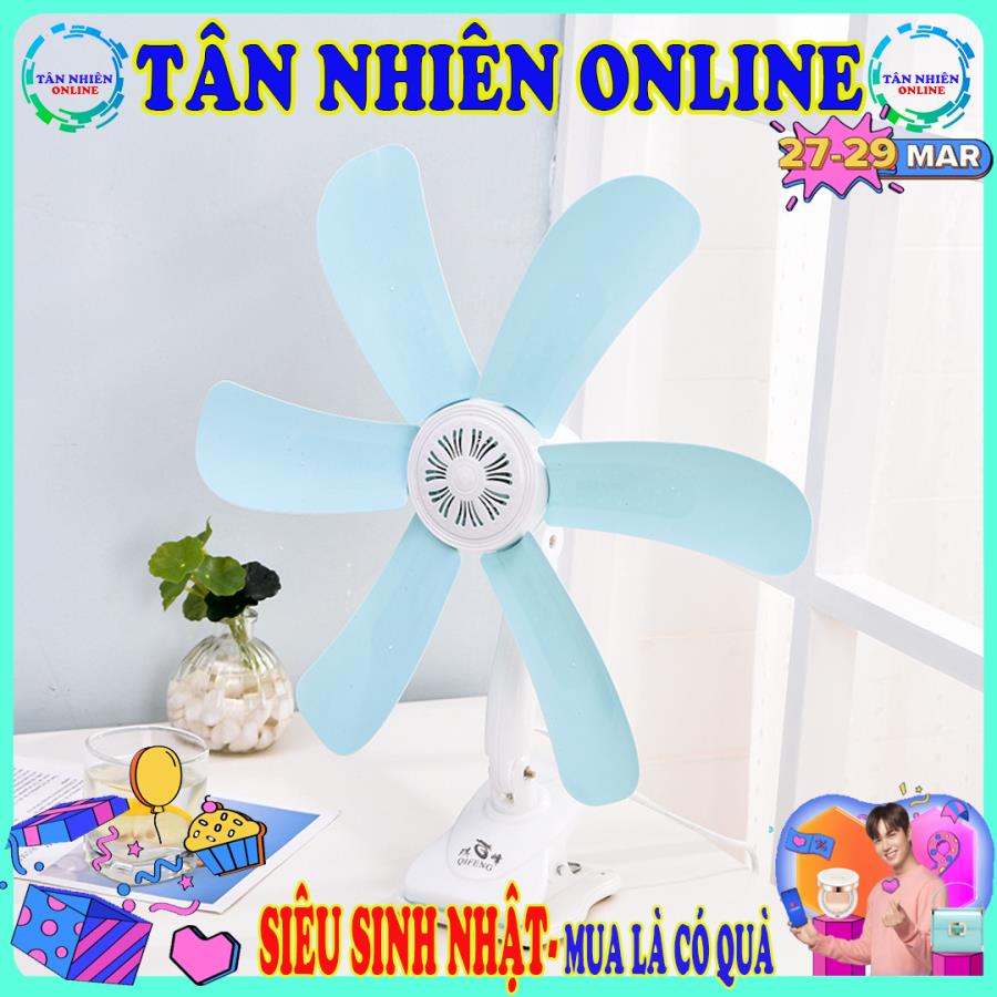 Quạt kẹp bàn 5 cánh lớn siêu mát siêu tiện lợi siêu rẻ