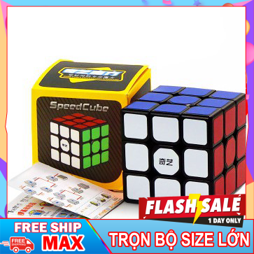 (FREE SHIP - FREE QUÀ TẶNG) Rubik 3x3 Qiyi Sail W Rubik 3 Tầng Khối Lập Phương Rubik Sticker - Rubik Trơn Mượt, Bẻ Góc Cực Tốt