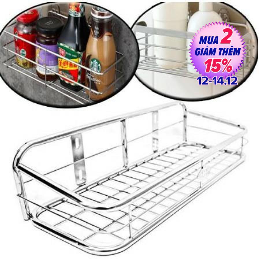 Kệ inox treo tường 15*50cm giá rẻ