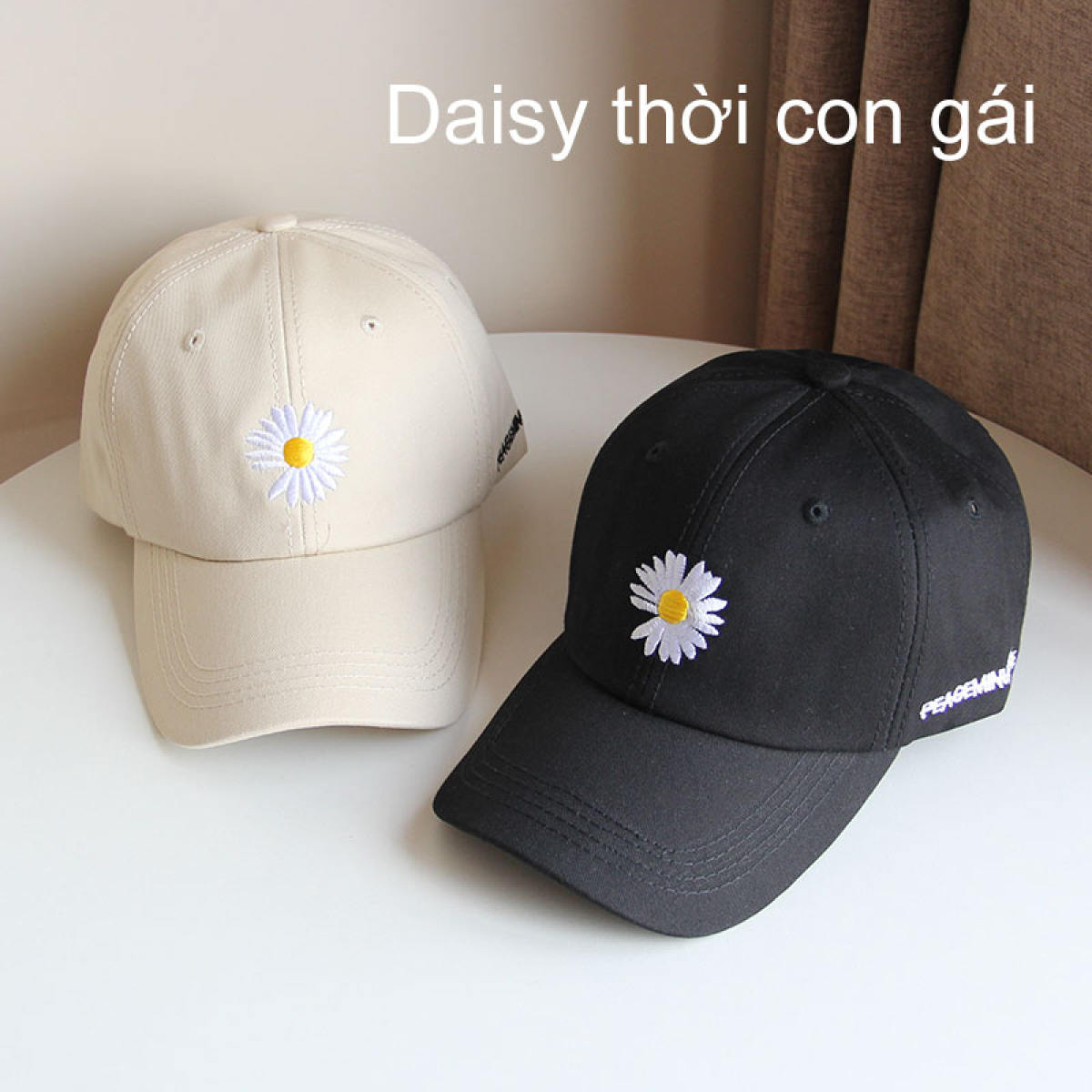 Mũ, nón lưỡi trai hoa cúc