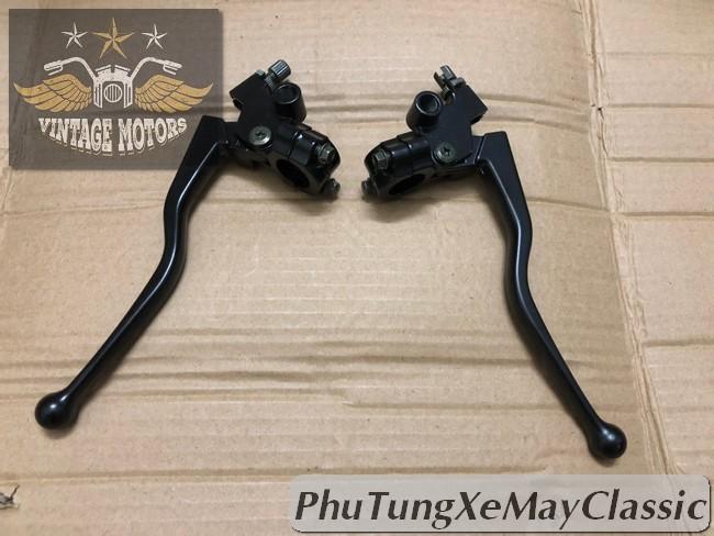 TAY PHANH XE MÁY CLASSIC - Tay phanh độ Cafe Racer Tracker CG125 SU GN125 CD 67 WIN Honda Yamaha Suzuki