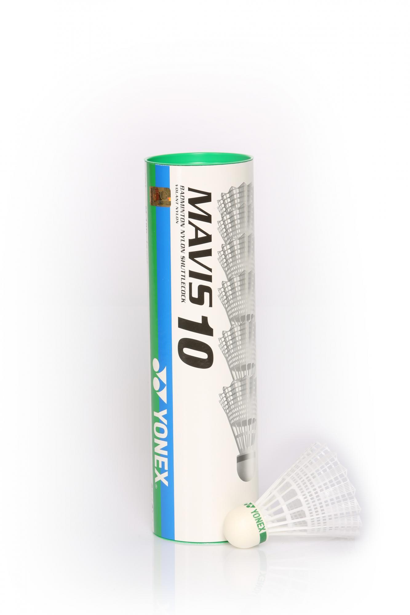 Quả cầu lông nhựa - Chính hãng Yonex- Ống cầu lông nhựa Yonex Mavis 10 (6 quả)