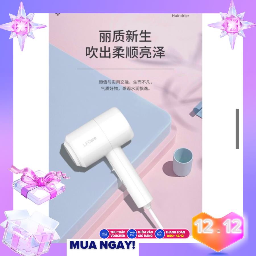 Máy sấy tóc mini công suất nhỏ máy xấy tóc cho gia đình máy sấy du lịch 2 chế độ sấy ion âm không hại tóc máy sấy tóc giá rẻ cho sinh viên học sinh