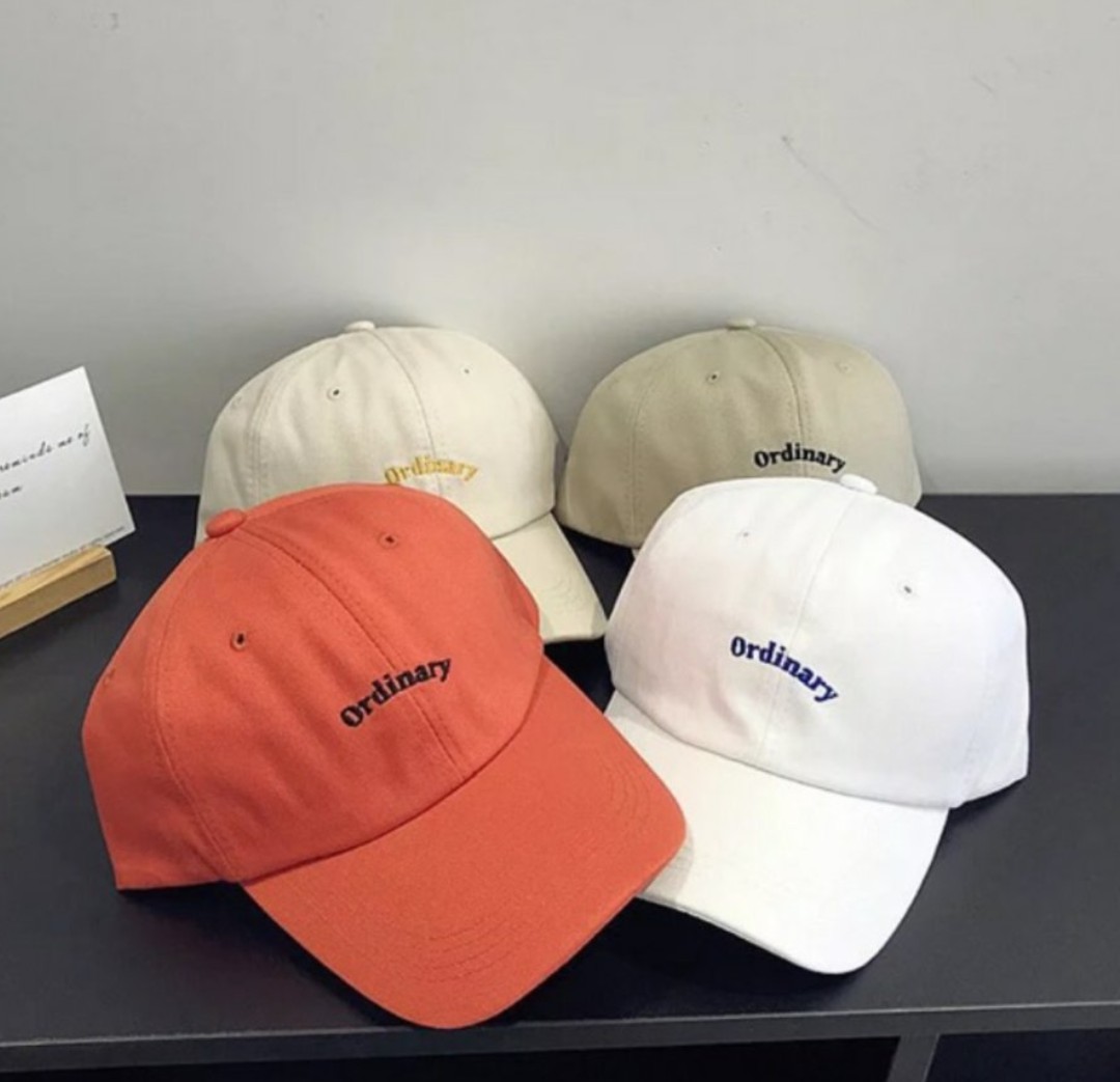 Mũ lưỡi trai nam nữ đẹp thêu chữ ORDINARY ,mũ phớt Nón kết phong cách Ulzzang form unisex - BEO CHAN