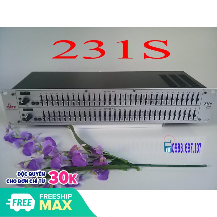 đầu lọc xì equalizer dbx 231s