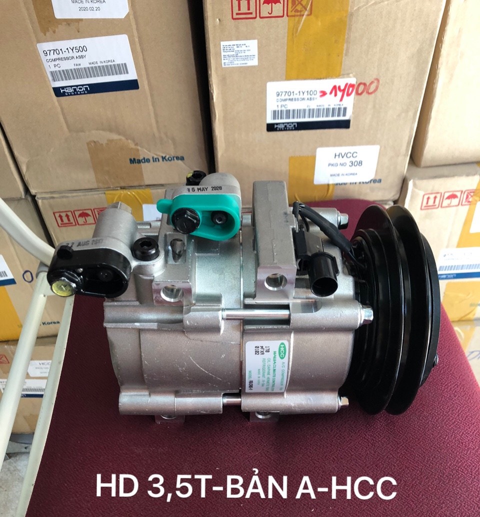 Lốc điều hòa Hyundai 3.5 tấn bản A 24V sản phẩm hàn quốc có hỗ trợ lắp đặt tại hà nội
