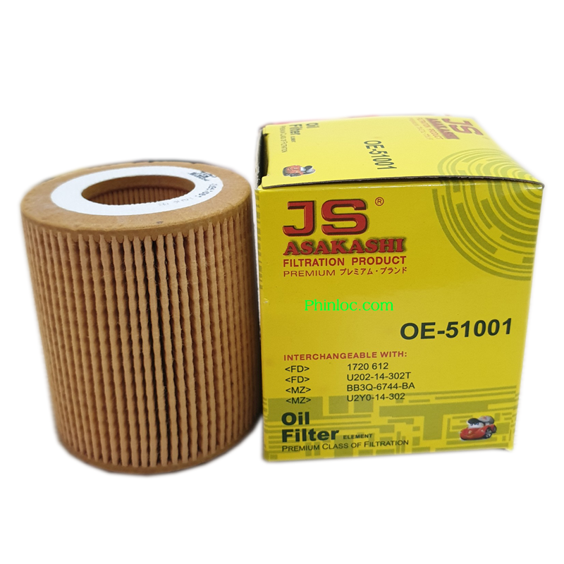 Lọc nhớt Ford Ranger, Mazda BT50, Ford Everest, Bb3q6744ba, OE-51001