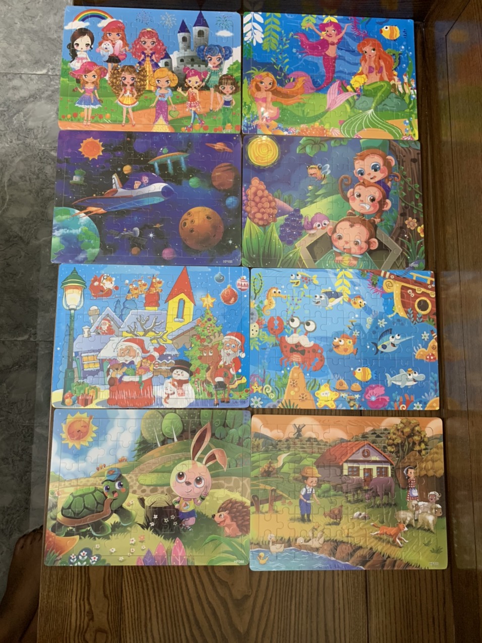 TRANH GHÉP HÌNH GỖ 60 MIẾNG VỚI ĐA DẠNG CÁC CHỦ ĐỀ CHO BÉ