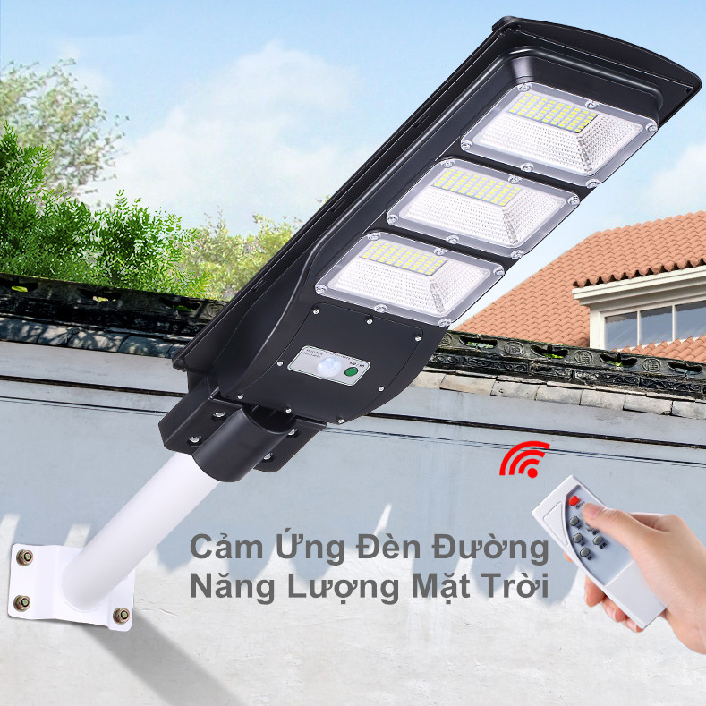 Bộ đèn led đường năng lượng mặt trời tích hợp ngoài trời cảm ứng năng lượng mặt trời Tiết kiệm năng lượng mà không tiêu thụ điện 30w 60W 90W( sáng trắng )