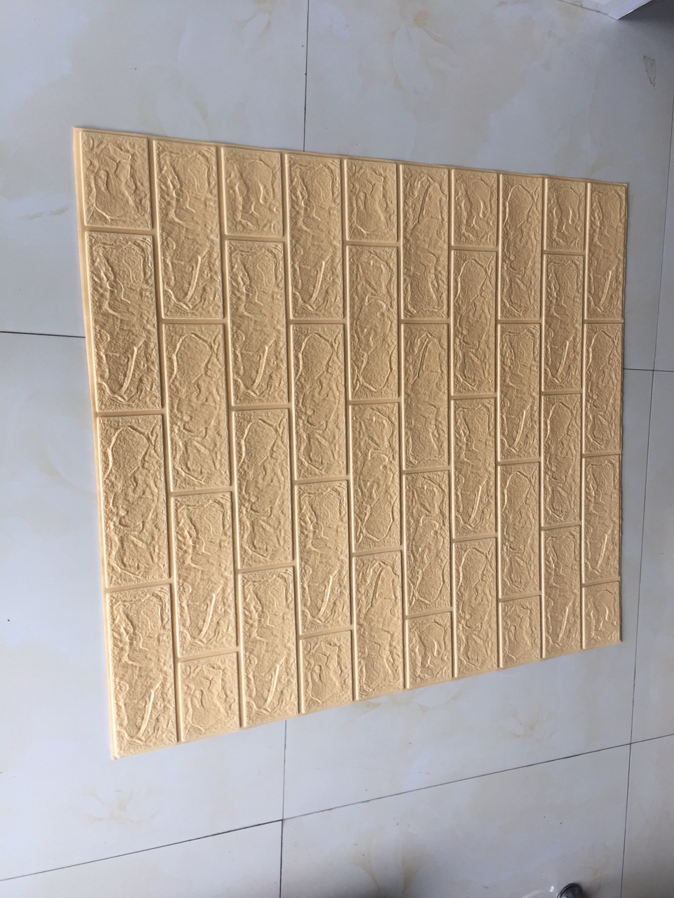 Combo 125 tấm xốp dán tường vân đá kt 70*77cm