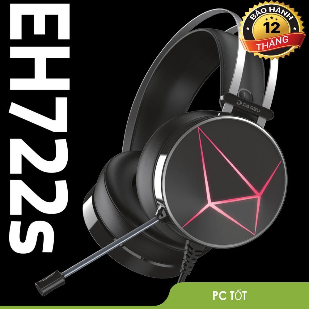 Tai nghe Dareu EH722s Black - Bảo hành 12 tháng