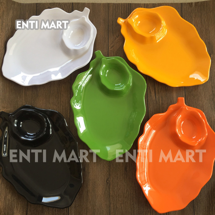 Dĩa lá kèm chén chấm size 25.5cm , chất lượng đảm bảo an toàn đến sức khỏe người sử dụng, cam kết hàng đúng mô tả