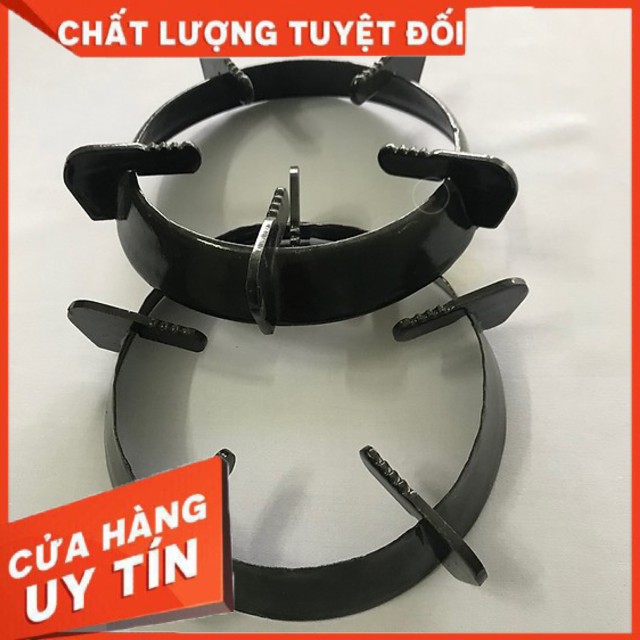 2 Kiềng Chắn Gió Bếp Gas Dương Cao Cấp Đường Kính 18.5cm  kieng chan gio bep gakiềng chắn gió tráng men dành cho bếp kính