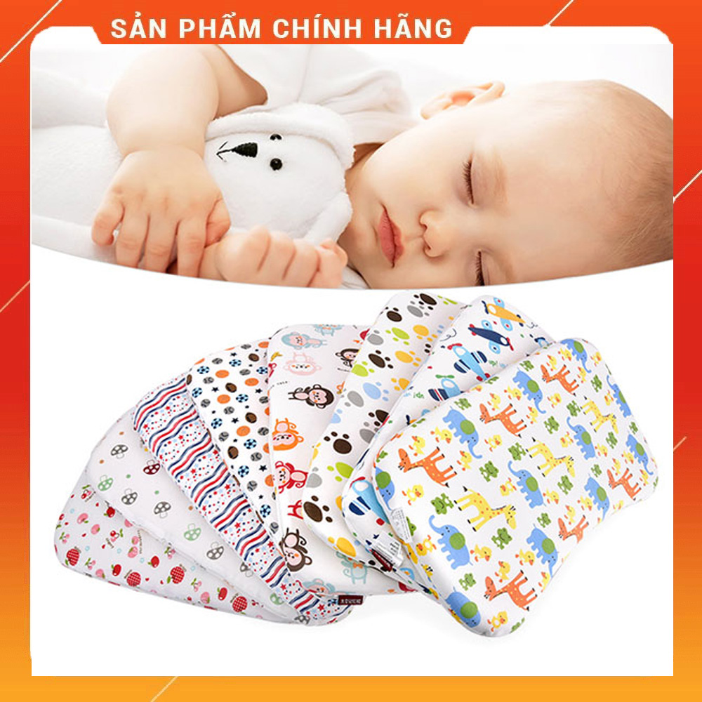 Gối Cao Su Non Tránh Méo Đầu Cho Trẻ Sơ Sinh