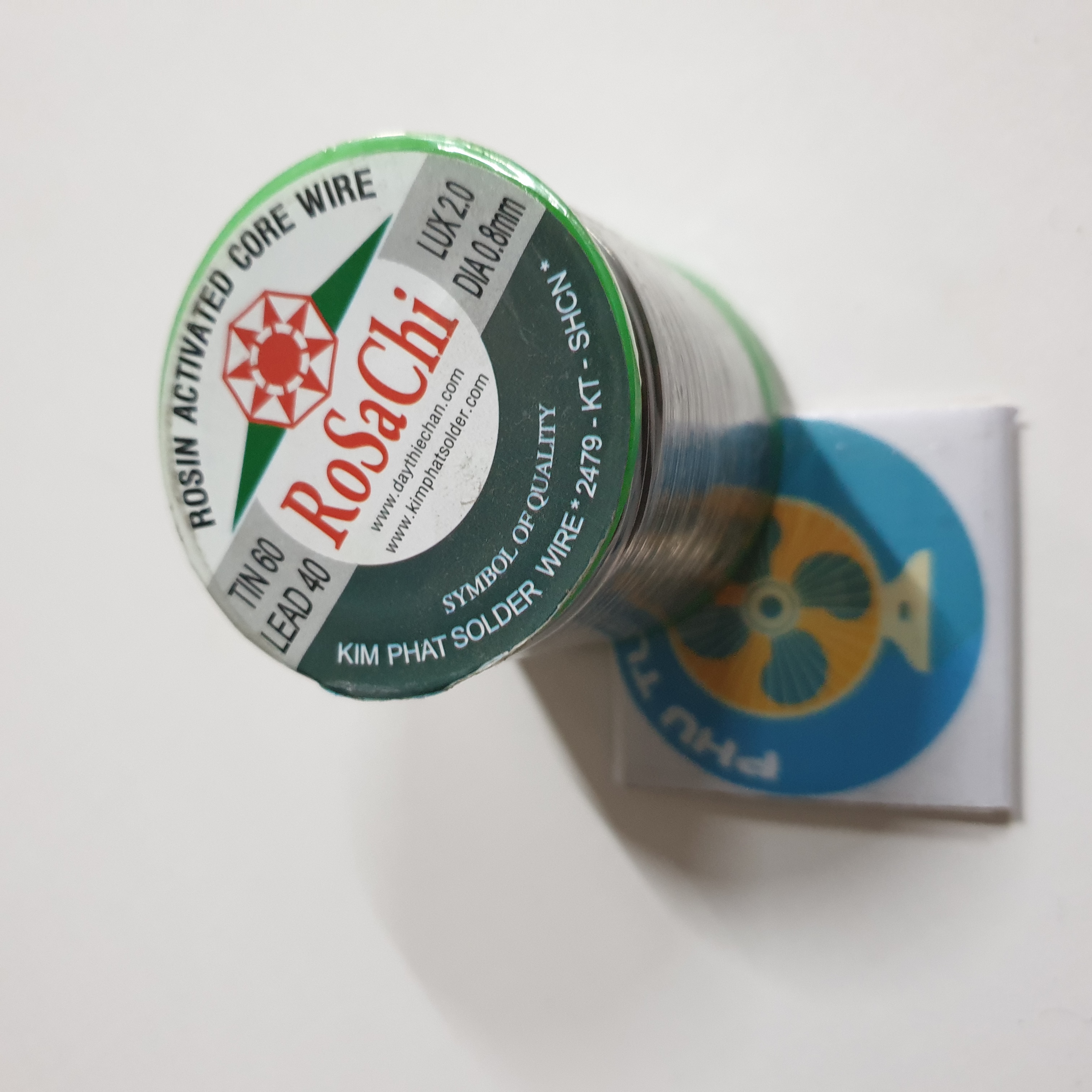 Cuộn thiếc hàn 360g tốt Việt nam chất lượng - chì hàn solder rosachi