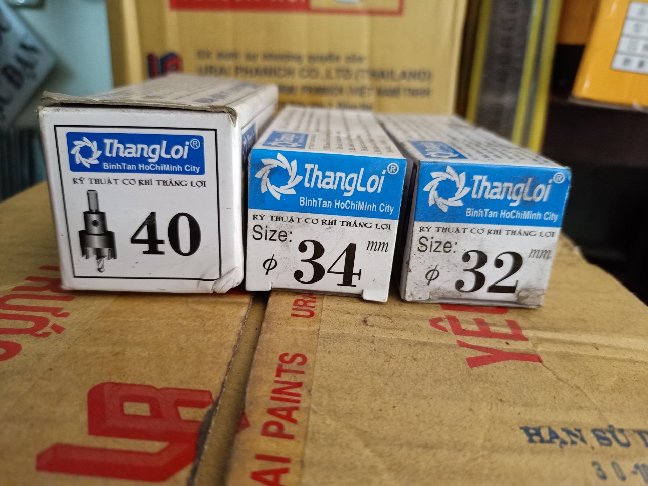 Mũi khoét tạo lỗ hợp kim thắng lợi 30mm - 40mm