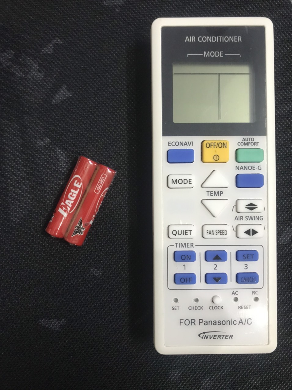 Remote dùng cho máy lạnh .panasonic inverter 2 chiều