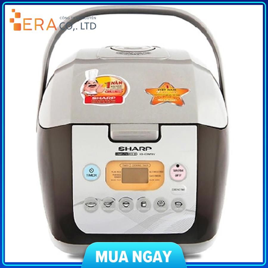 Nồi cơm điện tử sharp ks-com19v 1.8 lít