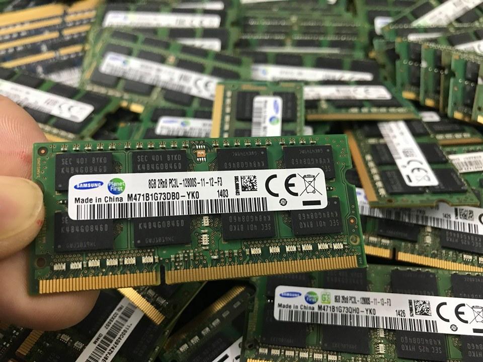 Ram laptop samsung ddr3 8gb bus 1600mhz pc3