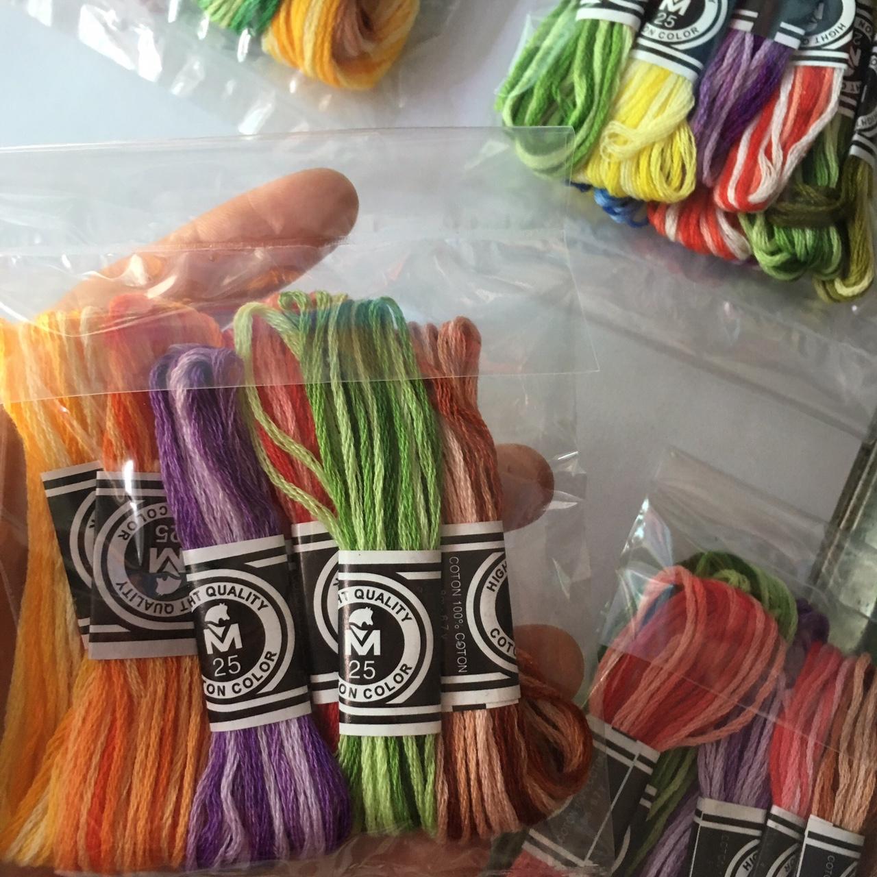 Gói 6-20 tép chỉ thêu tay (chọn mẫu)