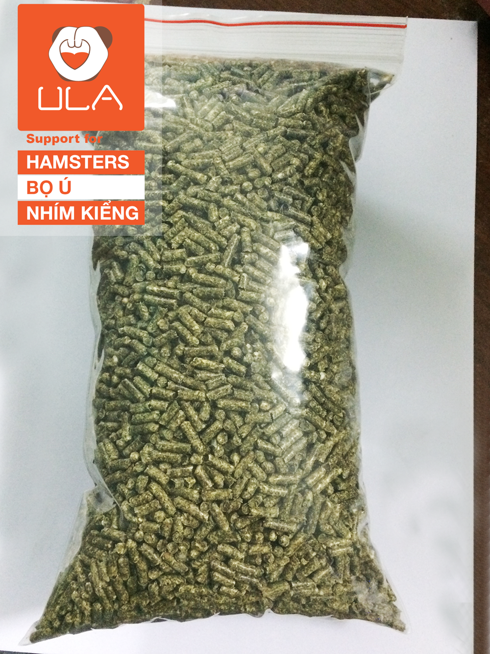 1KG Cỏ nén Alfalfa (linh lăng) size 0,3cm cho thỏ, bọ, gà...