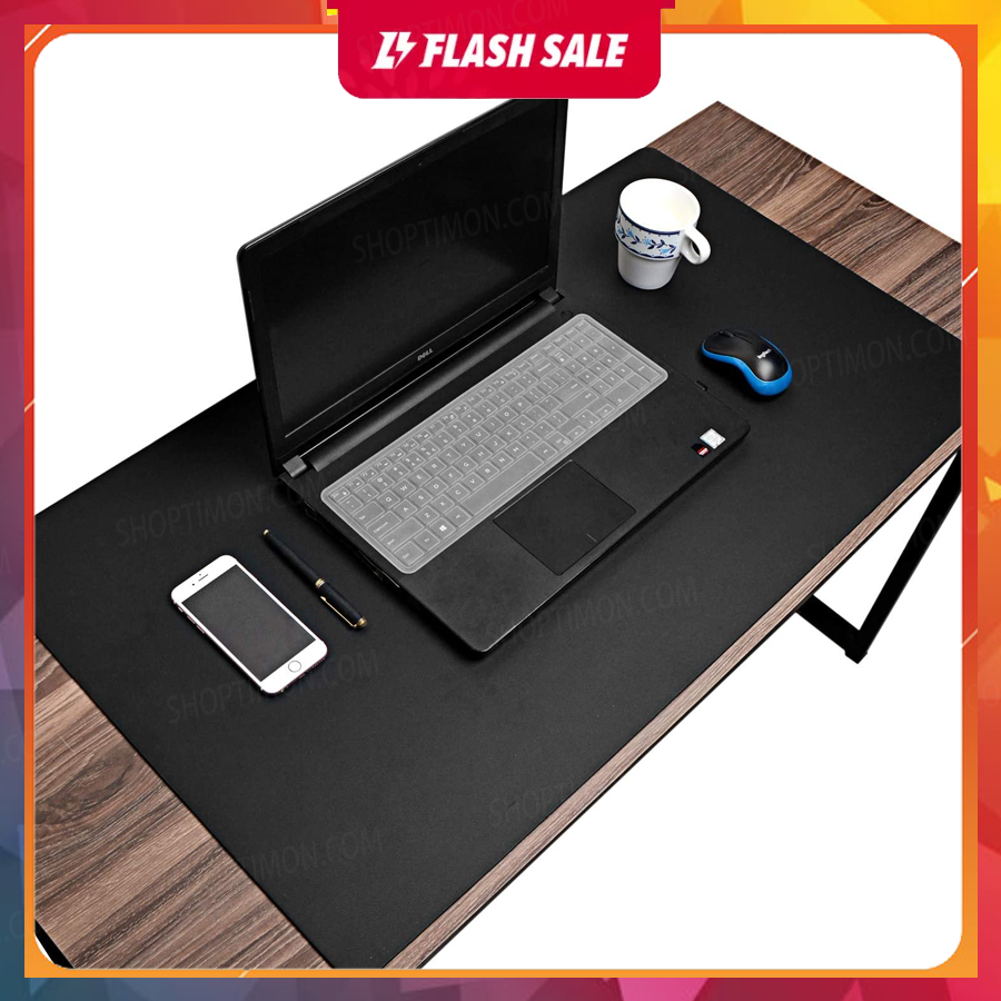 Thảm Da Trải Bàn Làm Việc Deskpad (60x120cm) - 2.0mm | Màu Đen