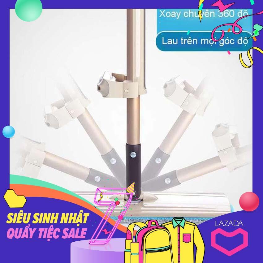 Cây lau nhà tự vắt thông minh, Bộ Lau Nhà 360 Độ Giá Rẻ, Chổi Lau Nhà Thông Minh Tự Vắt 360 Độ Spin Mop , Dễ Tháo Lắp Điều Chỉnh , Đang Được Chị Em nội Trợ Tin Dùng - Bảo Hành bởi WSH