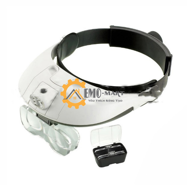 [FreeshipMAX] Kính lúp đeo đầu có đèn led chiếu sáng MG81001-G