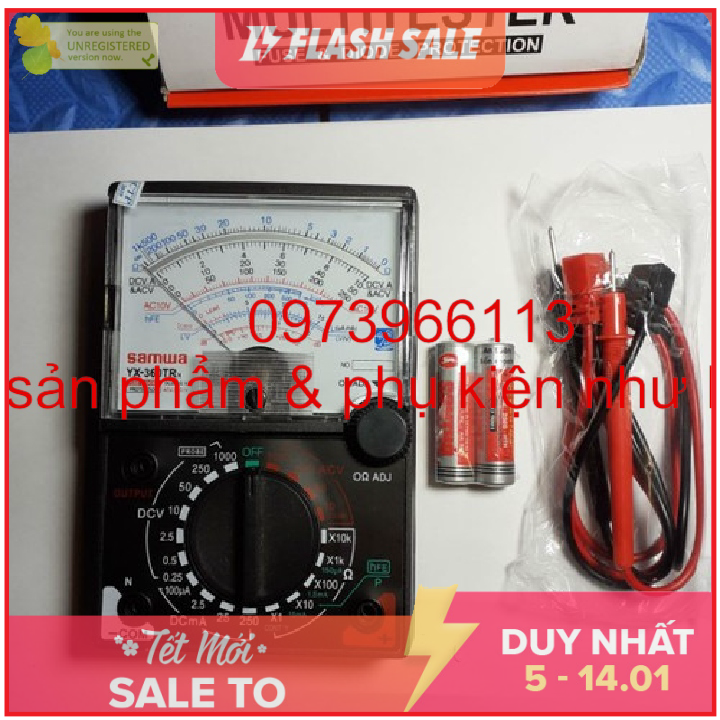Đồng hồ đo kim vom yx-360trn , đồng hồ vạn năng samwa, đồng hồ đo điện vạn năng ,bach hoa diep shop