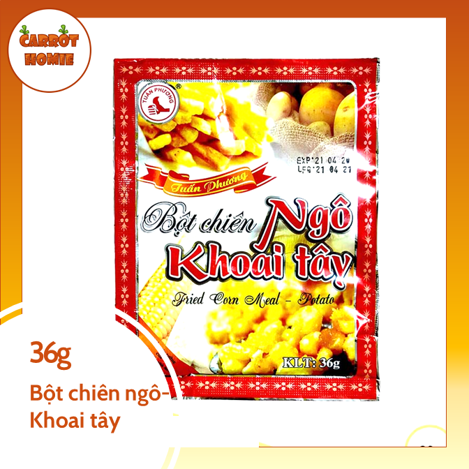 03 gói bột chiên Ngô-Khoai tây 36g