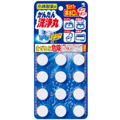 Vỉ 12 Viên sủi thông tắc đường ống Kobayashi